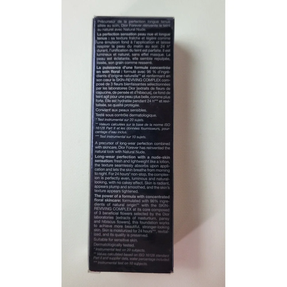 Dior‎ Forever Natural Nude 24H Foundation 4.5N Neutral 30ml 1oz New in Box